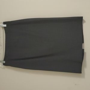 Banana Republic Gray Pinstripe Pencil Skirt 4